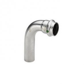 Viega Sanpress Inox b�jning 90&deg; 15 Rustfritst�l/blank, 435707