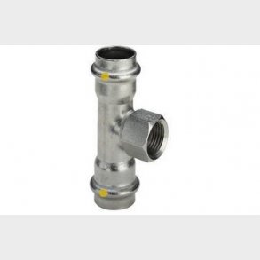 Sanpress Inox T-stykke 18 mm x 34