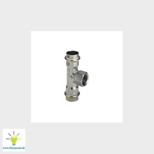 Sanpress Inox T-stykke 42 mm x 12" x 42 mm rustfrit stl