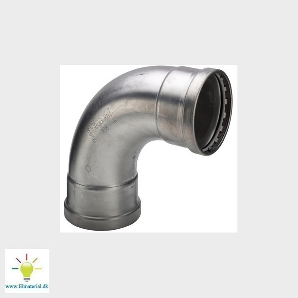 Viega Sanpress Inox XL bjning 90&deg; 76,1 Rustfritstl/blank, 482596