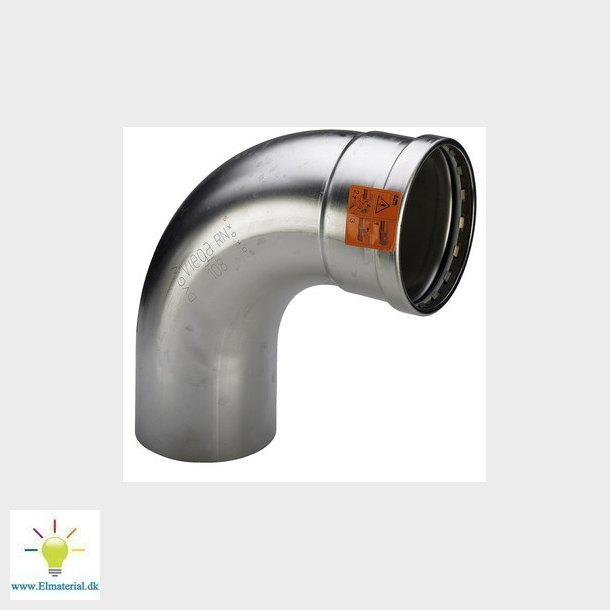 Viega Sanpress Inox XL bjning 90&deg; 76,1 Rustfritstl/blank, 482626