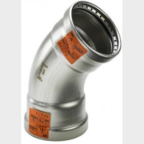 Viega Sanpress Inox XL b�jning 45&deg; 76,1 Rustfritst�l/blank, 482657