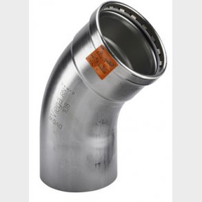 Viega Sanpress Inox XL b�jning 45&deg; 76,1 Rustfritst�l/blank, 482688