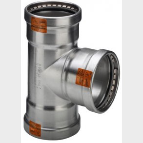 Sanpress Inox XL T-stykke 76,1 mm rustfrit st�l