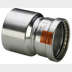 Sanpress Inox XL reduktion 88,9 x 54 mm rustfrit st�l