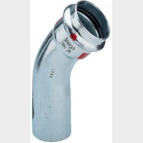 Viega Prestabo b�jning 45&deg; 18 St�l/Forzinket, 558345