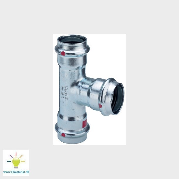 Prestabo T-stykke 15 mm forzinket stl