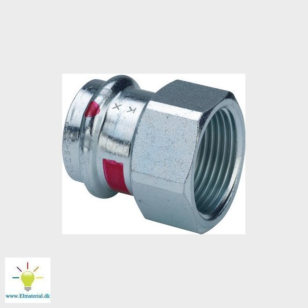 Prestabo overgang 18 x 34" muffe/muffe forzinket stl