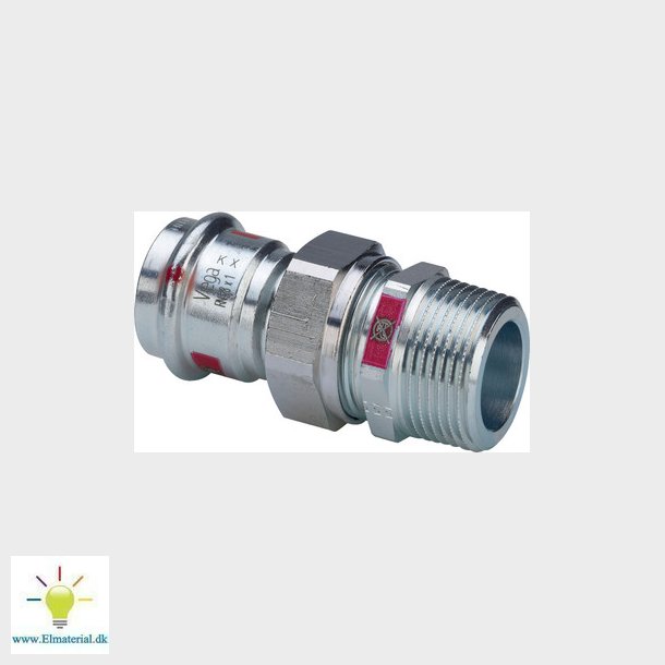 Viega Prestabo overgangsforskruning 15 x 1/2 Stl / Forzinket