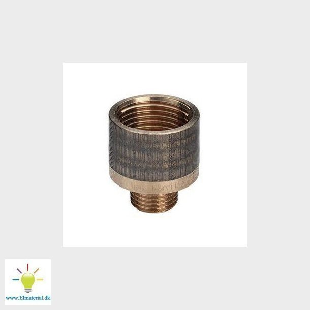 Viega spidsmuffe 112" x 114" rdgods