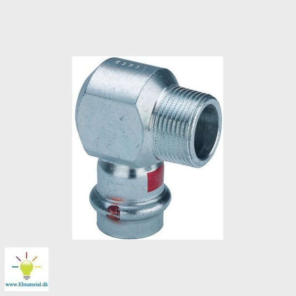 Prestabo overgangsvinkel 90&deg; 28 mm x 1" forzinket stl