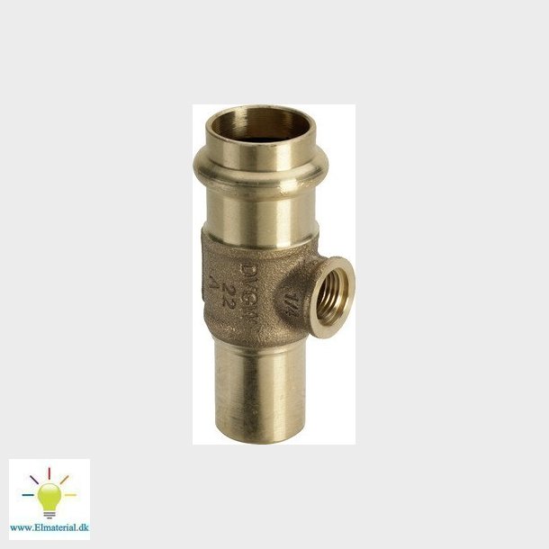 Sanpress T-stykke G14 med indstiksende 28 x 14" x 28 mm