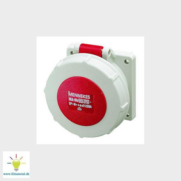 CEE appliance udtag 5 polet 16A 400V IP67 228A