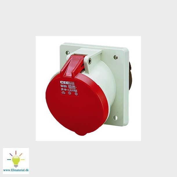 CEE appliance udtag 5-pol 63A 400V IP44