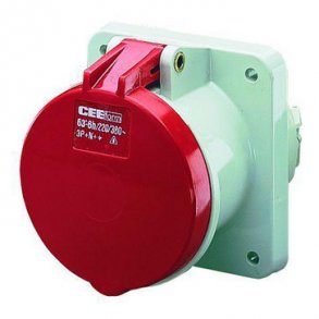 CEE apparatuttag 5-polig 63A 400V IP44 1252A