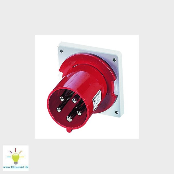 CEE apparat indtag 5-pol 63A 400V IP44