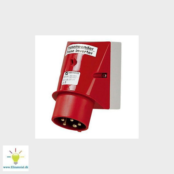 CEE fasevender indtag 5 polet 16A 400V IP44 2511