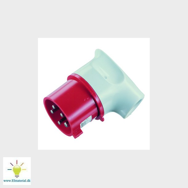 CEE vinkelstikprop  5 polet 32A 400V IP44