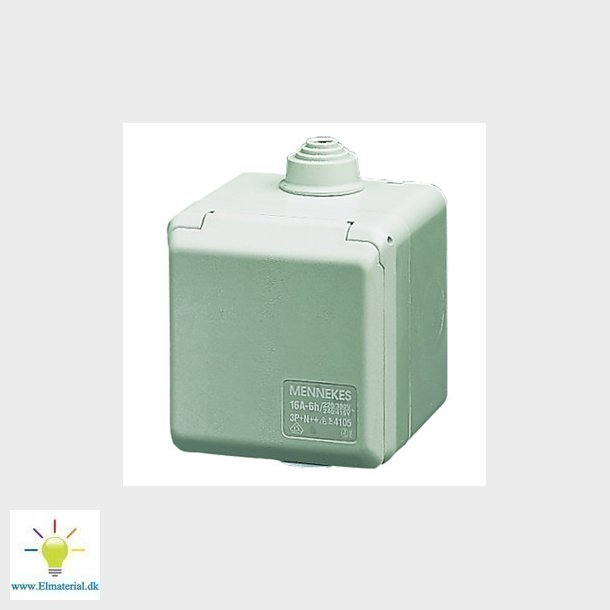 CEE stikdse udvendig  3 polet 16A 230V IP44 4102