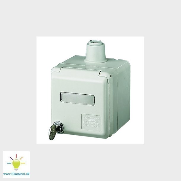 CEE stikdse udvendig  3 polet 16A 230V IP44 4162