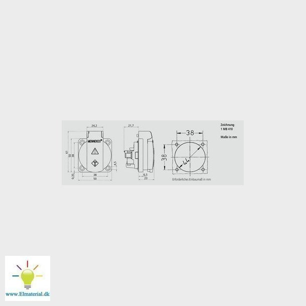 Underlag for Schuko vgudtag