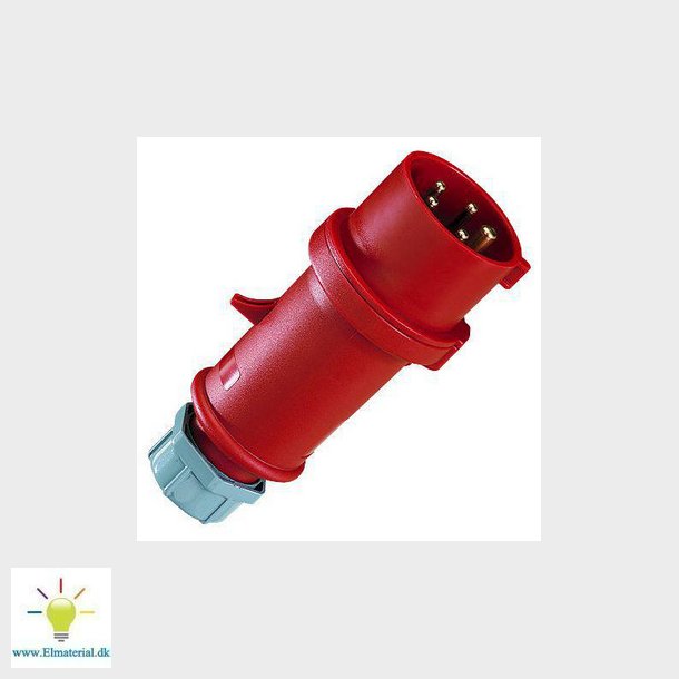 CEE fasevender stikprop 5 polet 16A 400V IP44