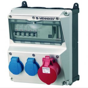 AMAXX tavle schuko 16A 5pol IP44