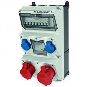 AMAXX tavle schuko 1x16 1x32A/IP44