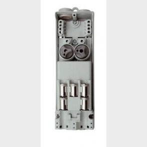 Masteindsats EKM-2020-2D1-B med 2 stk D01 sikrings sokkel