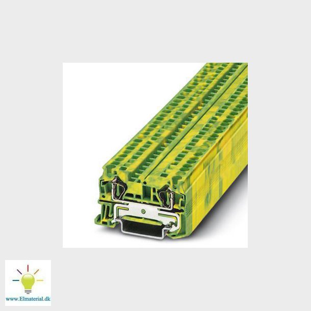 Fjederkraft-jordklemme ST 4-PE