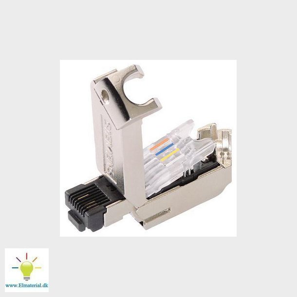 Ethernet FC RJ45 stik 145 grader  1 STK