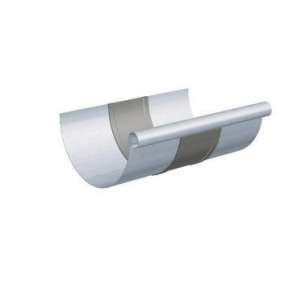 RHEINZINK ekspansionsstykke halvrund 250X0,8