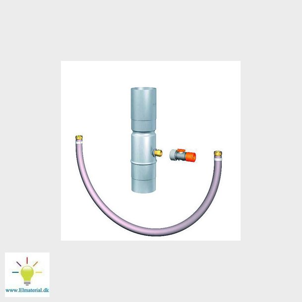 RHEINZINK regnvandssamler med Gardenastik 87 mm