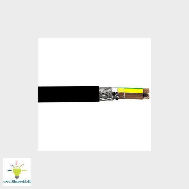 Motorkabel EMC flex halogenfri UV sort 4G1,5