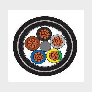 Styrekabel SY-JB 4G1,5 armeret sort EMC UV T500