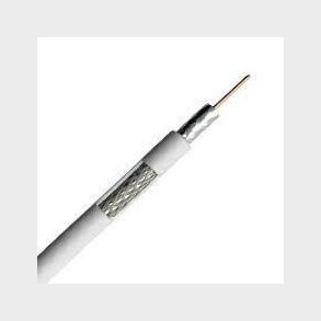 Coaxkabel RG6 ECA 75 OHM PVC Hvid T500