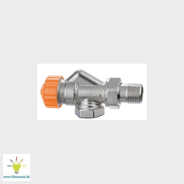 TA Eclipse F radiatorventil DN15 omvendt vinkel dynamisk