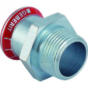 Geberit Mapress overg.nippel 15mmx3/4, St, elforz