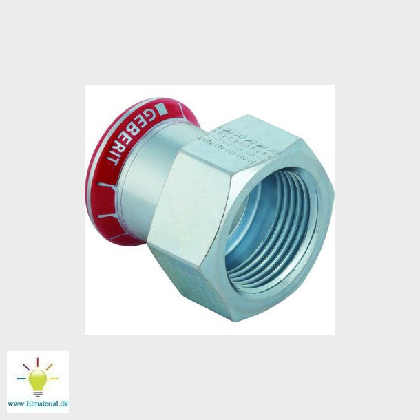 Geberit Mapress overg.muffe 15mmx3/8, St, elforz