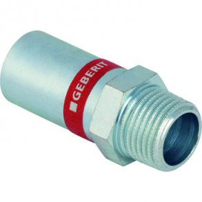 Geberit Mapress overg.muffe 28mmx1 glat/np St elforz