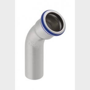 Mapress b�jning rustfri 45&deg; 15 mm M/N