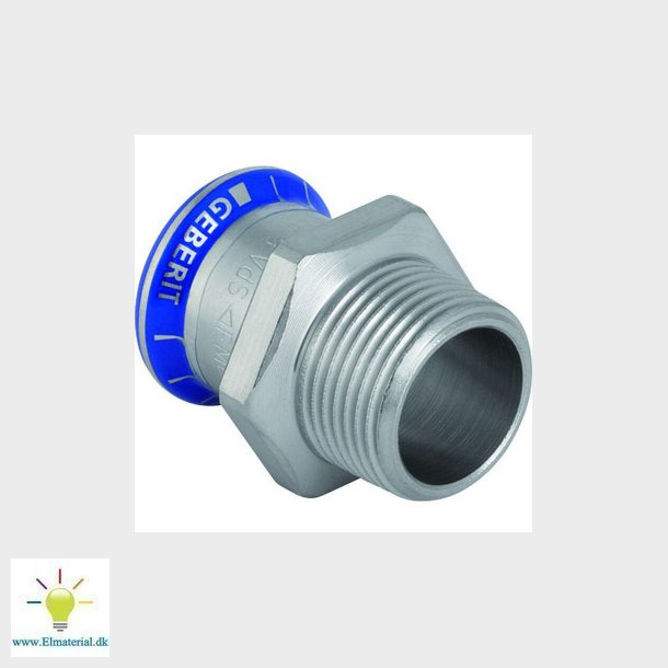 Mapress overg.nippel 89mmx3, presmf/np, St, rf/syref