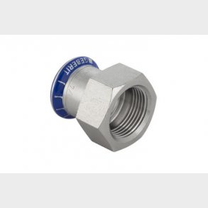 Mapress overgang rustfri 15x1/2 M/M