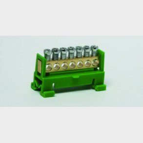 JORDKLEMME PE7 GR�N/GUL 7x16mm2