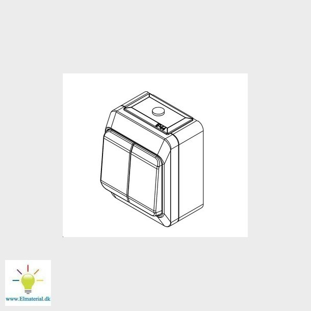 Nortic Kroneafbryder Ip44 Gr 10A/250V