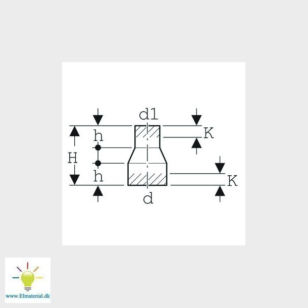 Peh reduktion centrisk Geberit 90x40 mm
