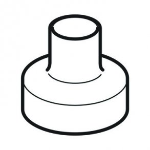 Peh reduktion centrisk Geberit �90x63 mm