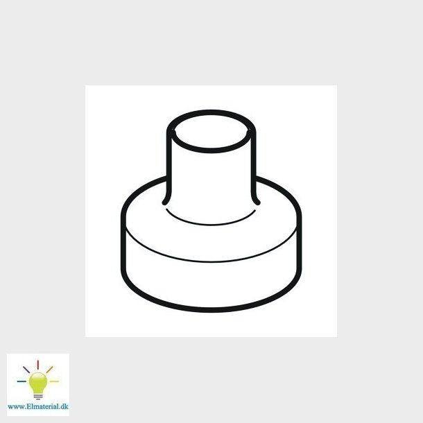 Peh reduktion centrisk Geberit 90x63 mm