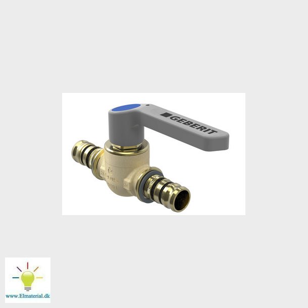 Geberit Mepla kugleventil med betjeningshndtag d=26 mm 613.061.00.2