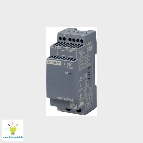 LOGO!POWER 12 V / 1.9 A stabiliseret strmforsyning